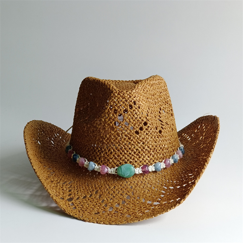 Cowboy Hat Straw - Kapelusz Kowbojski Słomkowy Western Damski Męski