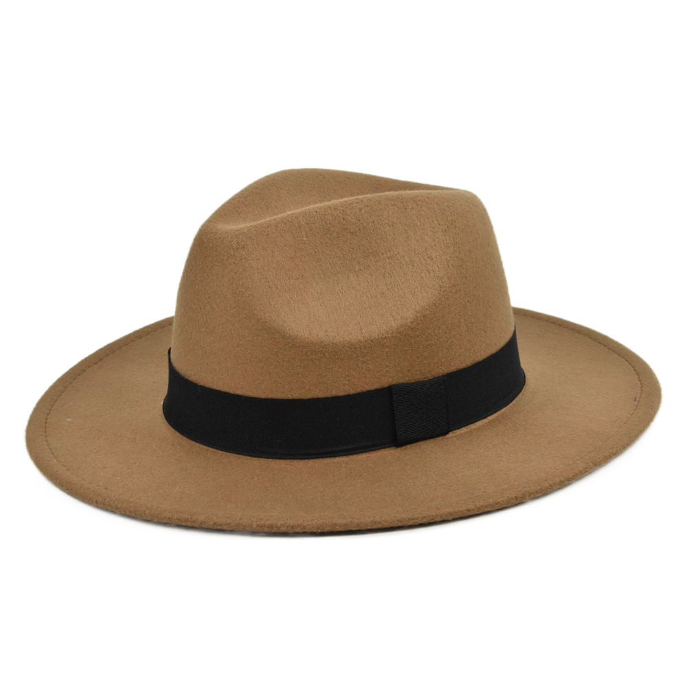 Fedora Hat Wool - Nowy Vintage Fedora Męski Wełniany Kapelusz