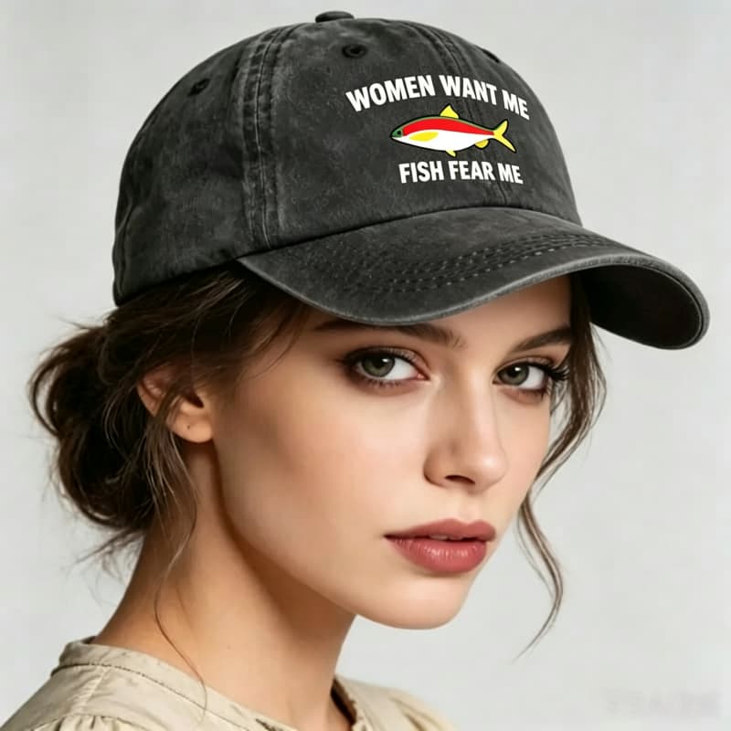 Golf Cap Dad - Czapka z nadrukiem z pranej bawełny,