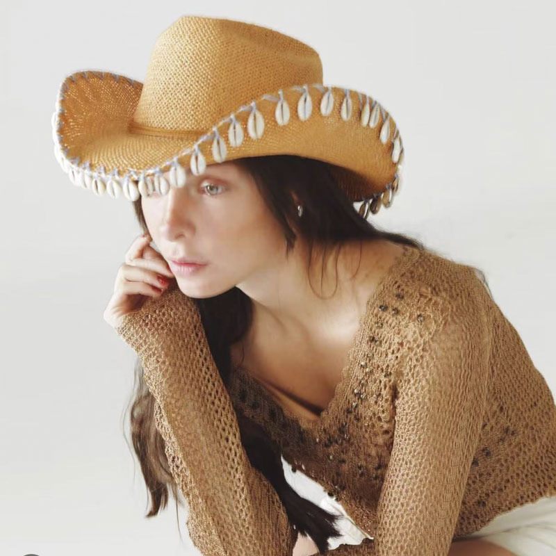Kapelusz plażowy z dekoracją z – Cowboy Hat Straw recenzja i cena