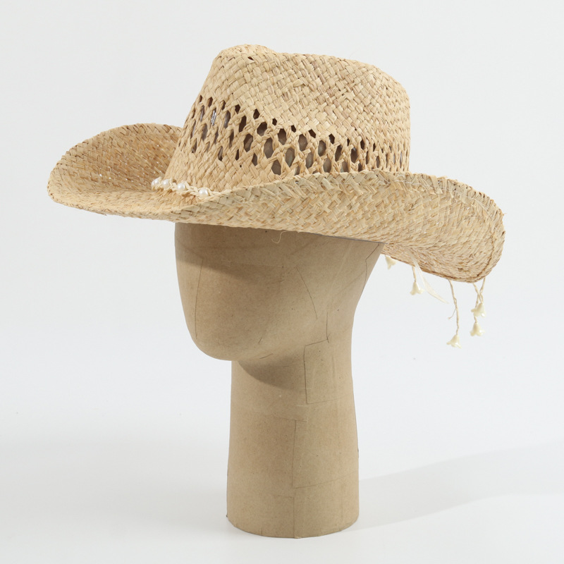 Unisexowy nowy kapelusz kowboj – Cowboy Hat Straw recenzja i cena